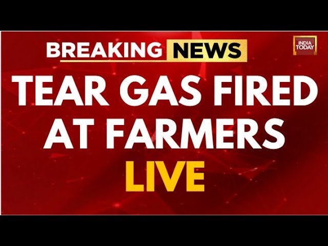 Delhi Chalo Farmer Protest LIVE News: Tear Gas Fired At Farmer LIVE| Farmer Protest In Delhi LIVE