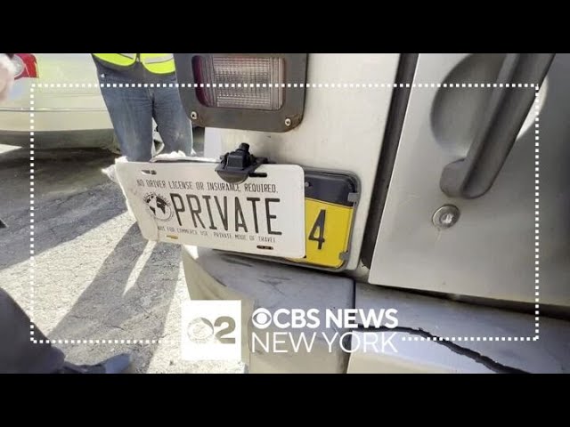 CBS New York Investigates: Illegal license plate covers and the art of dodging tolls