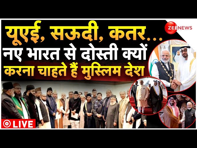 PM Modi Speech Ahlan Modi UAE Live :  60,000 लोग अबू धाबी स्टेडियम, सऊदी, कतर मुस्लिम देश में डंका