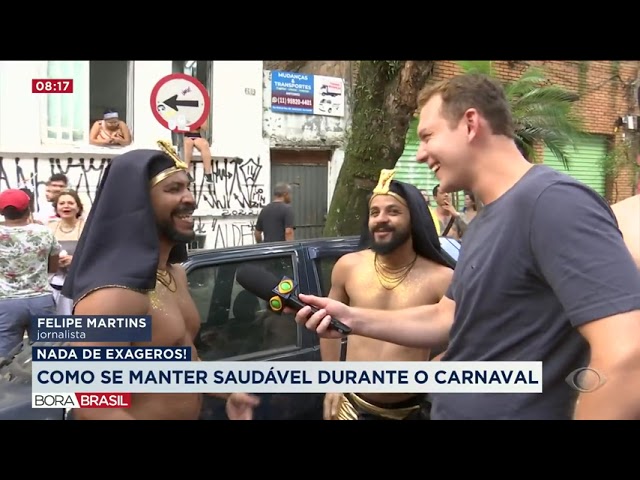 Como se manter saudável durante o carnaval