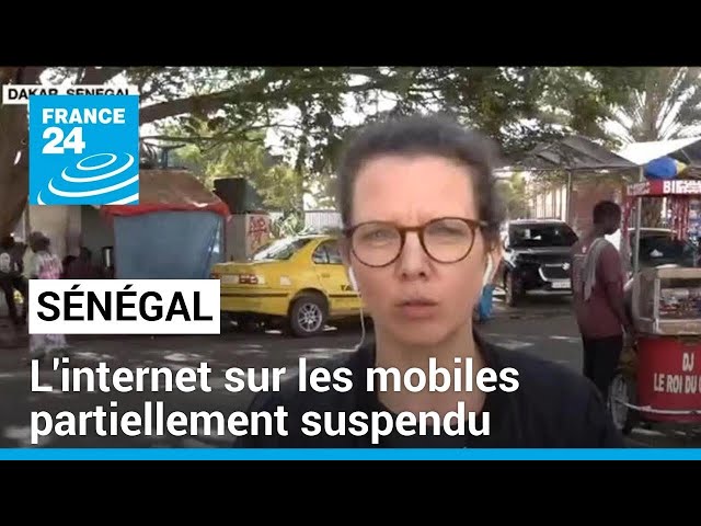 Sénégal : l'internet mobile partiellement suspendu annonce le ministère • FRANCE 24