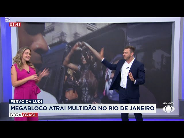 Ludmilla agita multidão no Carnaval do Rio de Janeiro