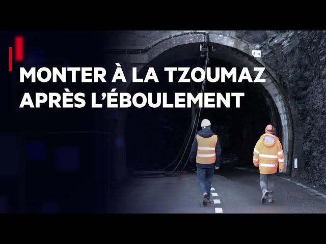 La Tzoumaz après l'éboulement