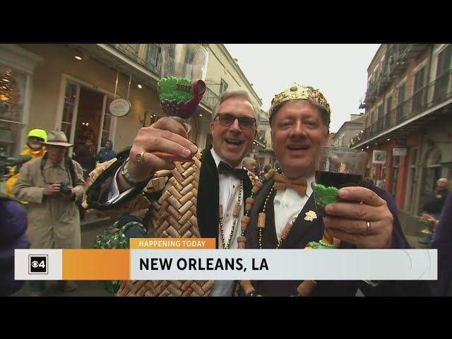 Parades and parties in New Orleans for Mardi Gras