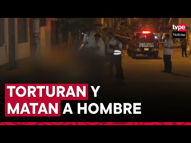 San Juan de Miraflores: hombre fue torturado, arrojado de un mototaxi y acribillado