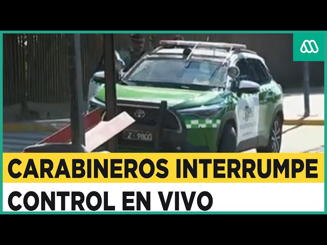 Mucho Gusto | Carabineros interrumpen control vehicular por un grave hecho