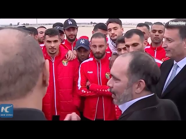 Jordanian men's football team welcomed home after achievement at AFC Asian Cup