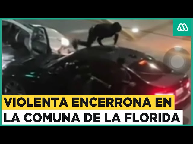 Violenta encerrona en La Florida: Los cinco delincuentes huyen del lugar