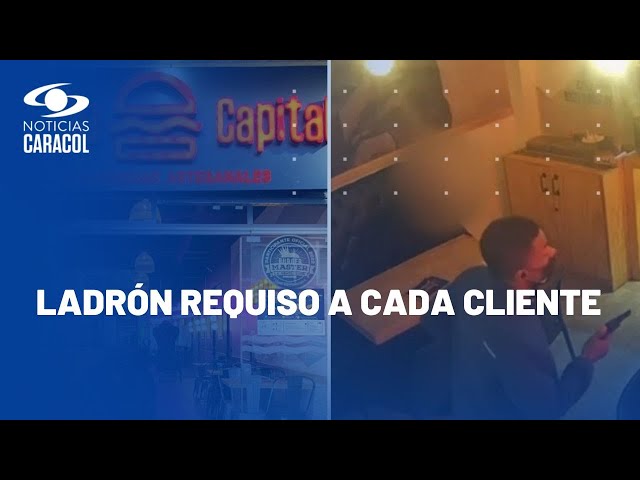 “Si se levantan les pego un tiro”: video del robo en restaurante Pecado Capital