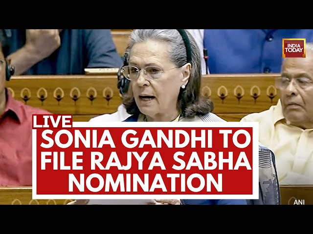 INDIA TODAY LIVE: Rajdeep Sardesai Exclusive | Sonia Gandhi's Rajya Sabha Candidature From Raja