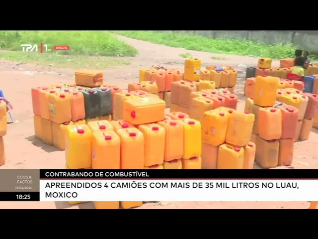 Contrabando de combustível - Apreendidos 4 camiões com mais de 35 mil litros no Luau, Moxico