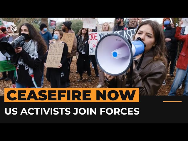 US activists join forces to amplify calls for Gaza ceasefire | Al Jazeera Newsfeed