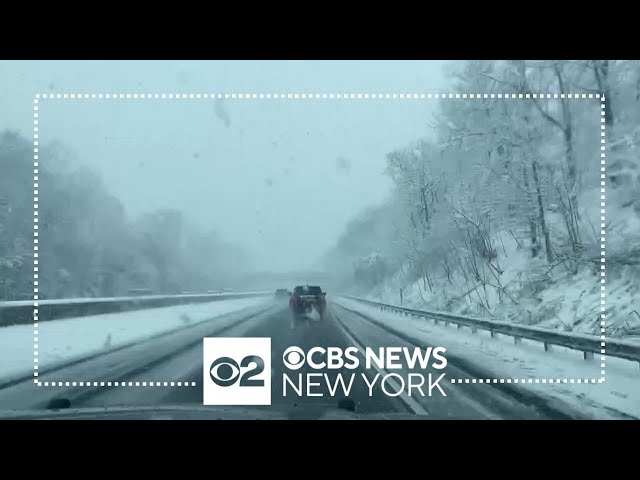 Treacherous conditions in Northern New Jersey