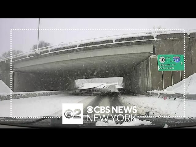 Drivers urged to slow down on snow covered roads across N.J.