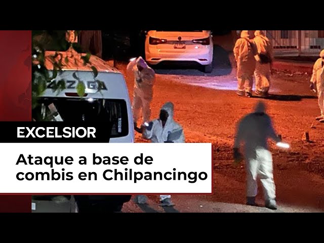 Ataque armado a base de combis en Chilpancingo deja un muerto