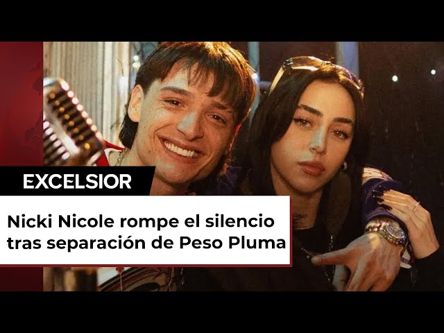 Nicki Nicole rompe el silencio tras separación de Peso Pluma; “lo que se ama se respeta”