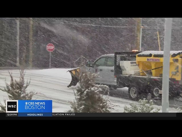 Foxboro among Massachusetts communities feeling snow impacts