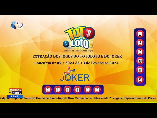 ⁣Números da sorte do totoloto e do joker