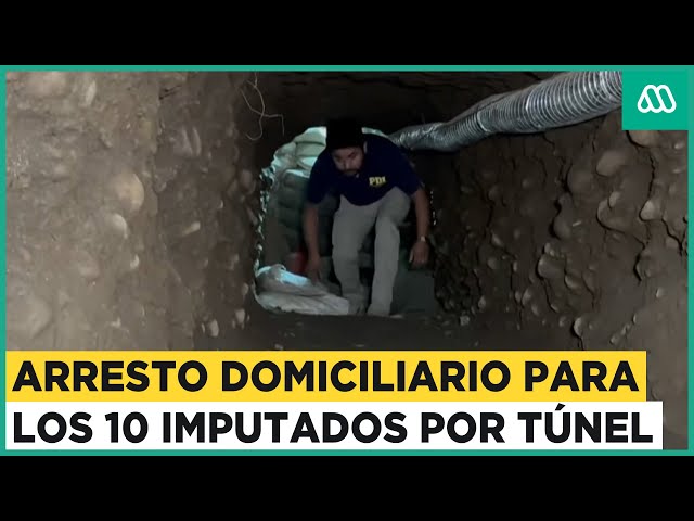 Imputados por túnel de Rancagua tendrán arresto domiciliario