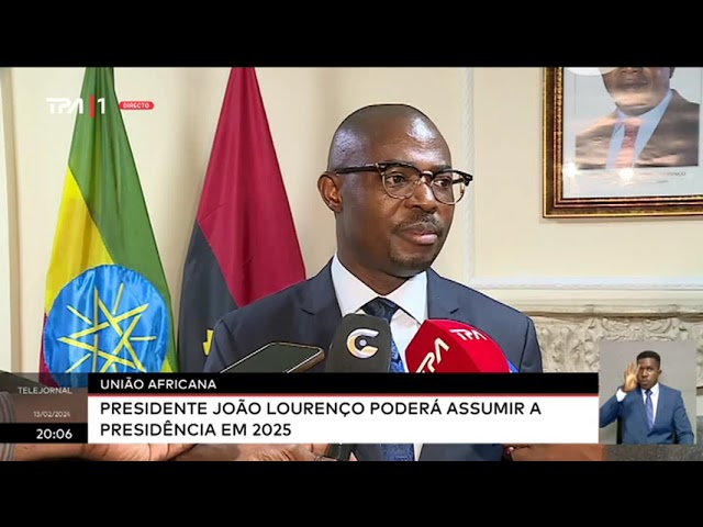 União Africana  - Presidente João Lourenço poderá assumir a presidência em 2025