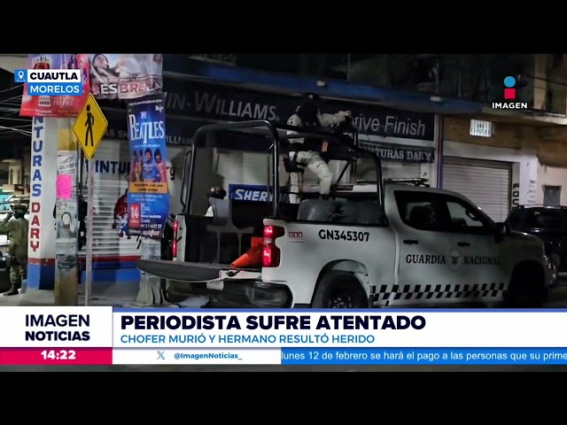 El periodista Andrés Salas sufre atentando en Cuautla, Morelos