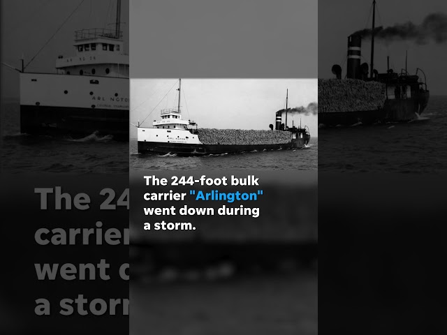 Shipwreck found below Lake Superior surface after sinking in 1940 #Shorts