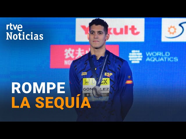 MUNDIAL NATACIÓN: HUGO GONZÁLEZ gana la PLATA en los 100 ESPALDA, 1ª MEDALLA española desde 2017 |