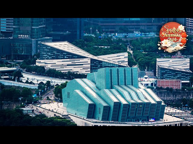 Live: A glance at Chongqing Grand Theater, an imaginative 'ship' by the Yangtze River - Ep