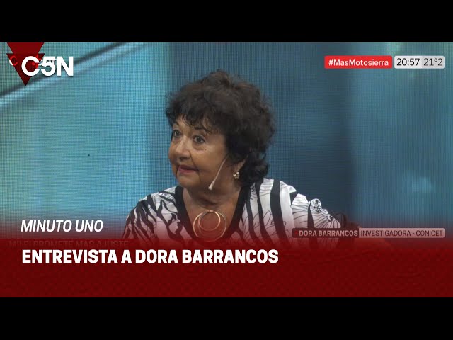 DORA BARRANCOS: ¨MILEI es IRRACIONAL, se PELEA hasta con los PROPIOS¨