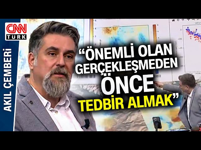 AFAD Yetkilisi Tolga Görüm'den Risk Yönetimi Analizi! Harita Üzerinde Verileri Aktardı