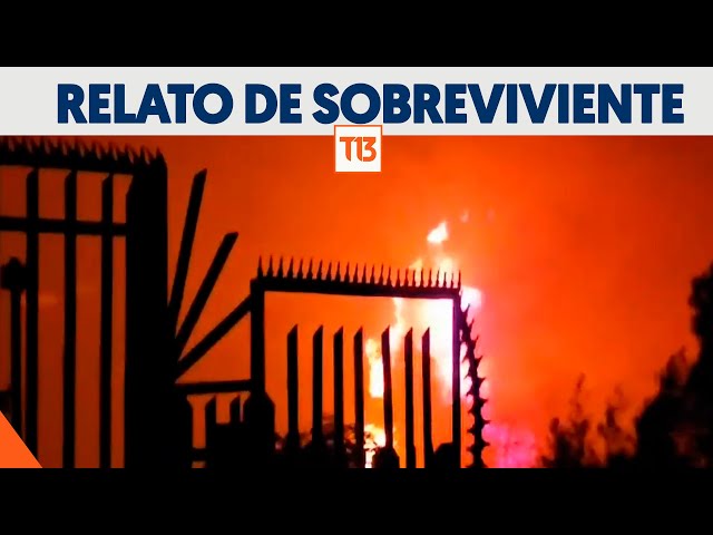 Impactante relato de sobreviviente de incendio: logró huir con graves quemaduras