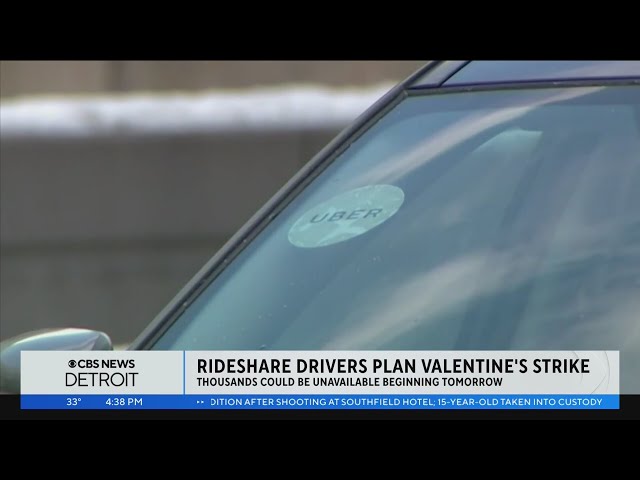 Rideshare drivers in US start strike on Valentines Day, Michigan driver reacts