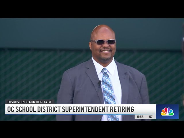 First Black superintendent retires from school district after 3 decades