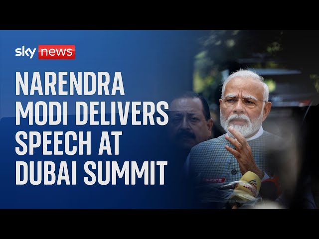 Watch live: India's PM Narendra Modi delivers speech at World Government Summit in Dubai