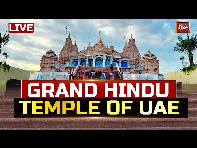 Abu Dhabi Temple Inauguration LIVE | BAPS Hindu Temple | PM Modi Inaugurates UAE's 1st Hindu Te