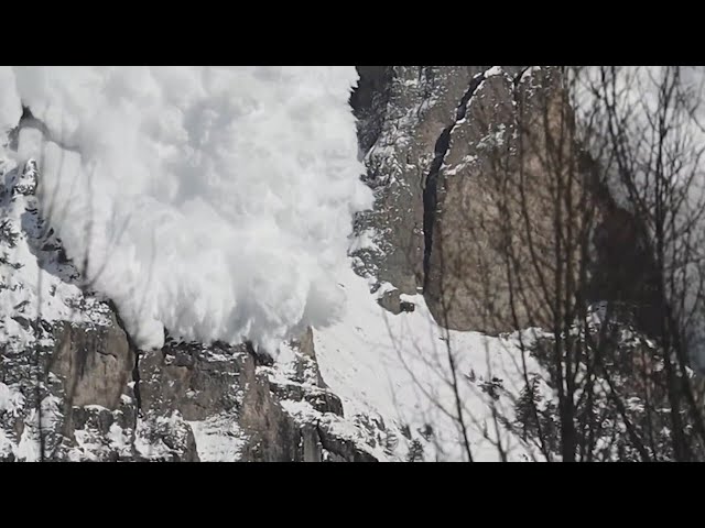 Video shows avalanche mitigation on peak near Telluride