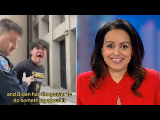 Lefties losing it: Rita Panahi reacts to ‘brainwashed’ climate activist dragged by police