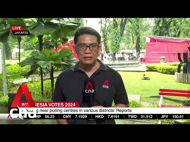 Bad weather disrupts voting in parts of Indonesia