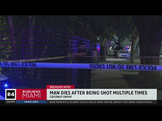 Man shot multiple times in Coconut Grove dies at JMH