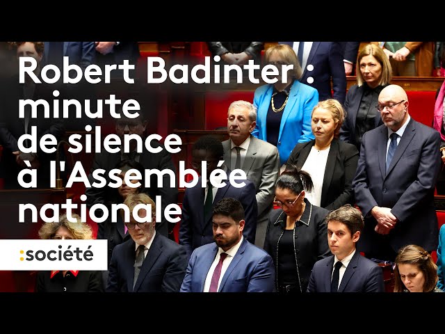 À l'Assemblée nationale, Yaël Braun Pivet rend hommage à Robert Badinter