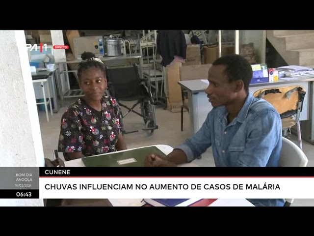 Cunene - Chuvas influenciam no aumento de casos de malária