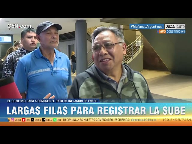 CONTINÚAN los INCONVENIENTES para REGISTRAR la TARJETA SUBE