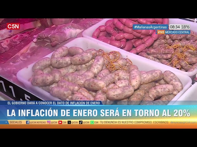 INFLACIÓN de ENERO: LOS PRECIOS en el MERCADO CENTRAL