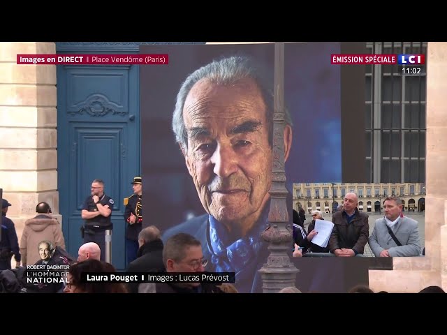  Suivez l'hommage national à Robert Badinter en direct sur LCI ⤵️