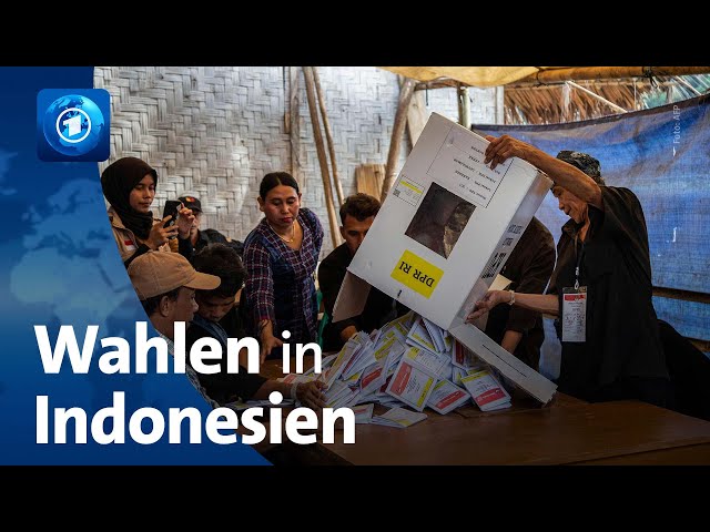 ⁣Indonesien hat gewählt – Verteidigungsminister bei Präsidentschaftswahlen in Führung