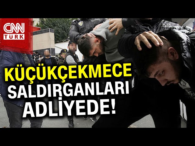 Küçükçekmece Saldırganları Adliyede! İşlemleri Tamamlanan 26 Şüpheli Getirildi #Haber