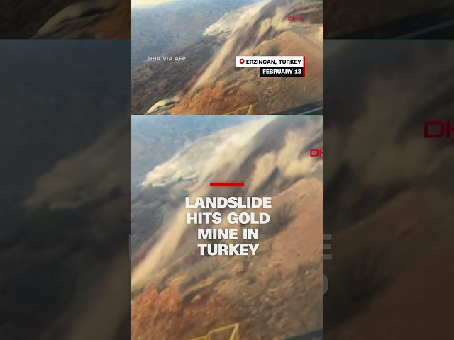 Landslide hits gold mine in Turkey