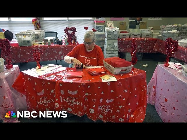 People around the world send Valentine’s Day mail to ‘Sweetheart City’