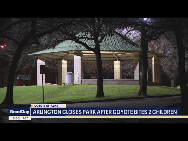 Arlington park closed after coyote bites 2 children