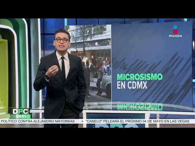 Se registran dos microsismos en la CDMX